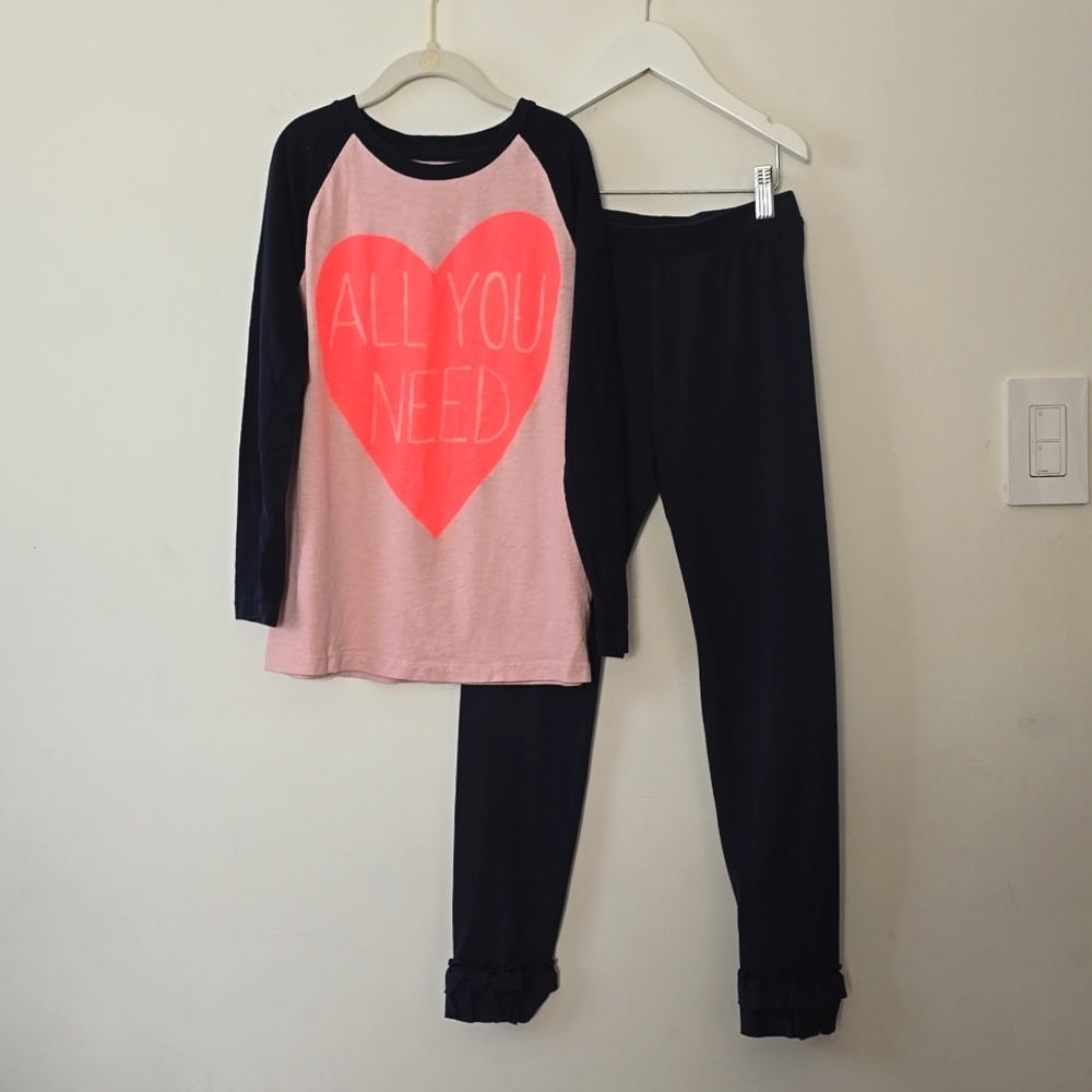 Crewcuts by J.Crew Girl's Top and Legging Set sz 12 yrs